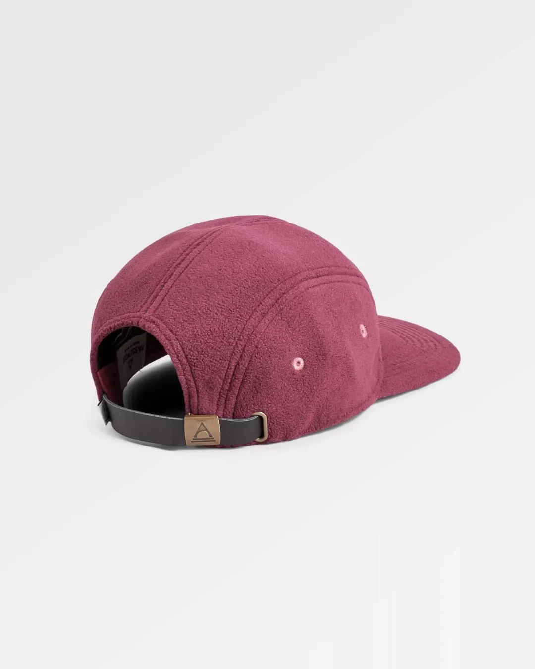 Pine Recycled Polar Fleece 5 Panel Cap - Wine