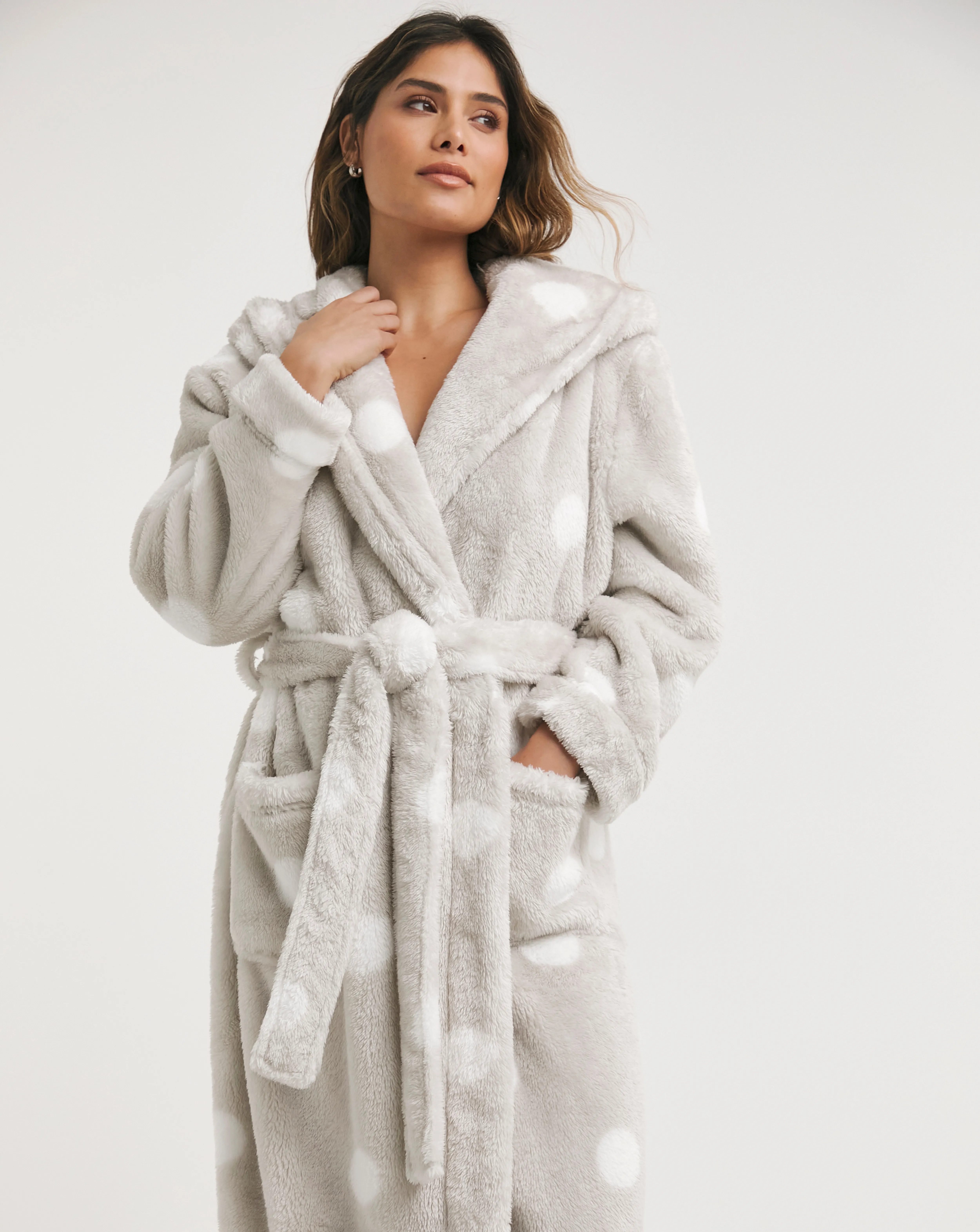 Pretty Secrets Fleece Maxi Dressing Gown