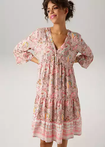 Print Tunic Dress by Aniston | Look Again