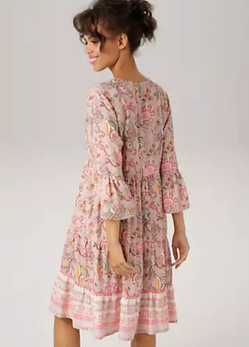 Print Tunic Dress by Aniston | Look Again