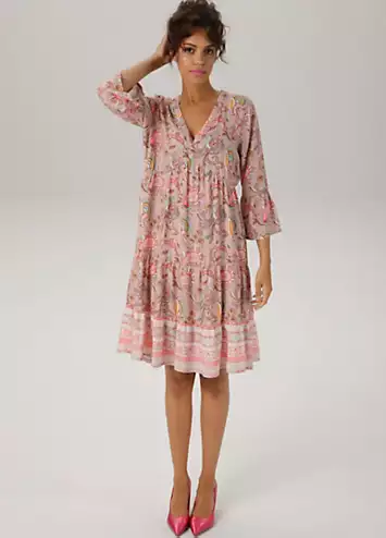 Print Tunic Dress by Aniston | Look Again