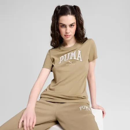 PUMA SQUAD Women's Graphic Tee | Oak Branch | PUMA Shop All Puma | PUMA 