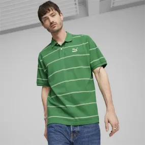 PUMA TEAM Men's Polo | Archive Green-AOP | PUMA Shop All Puma | PUMA 