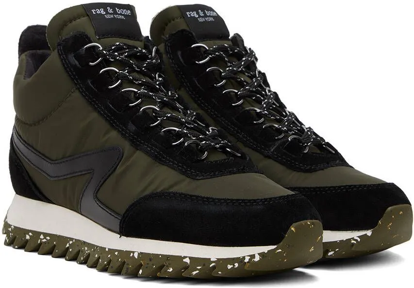 Rag & bone Khaki Retro Hiker Sneakers