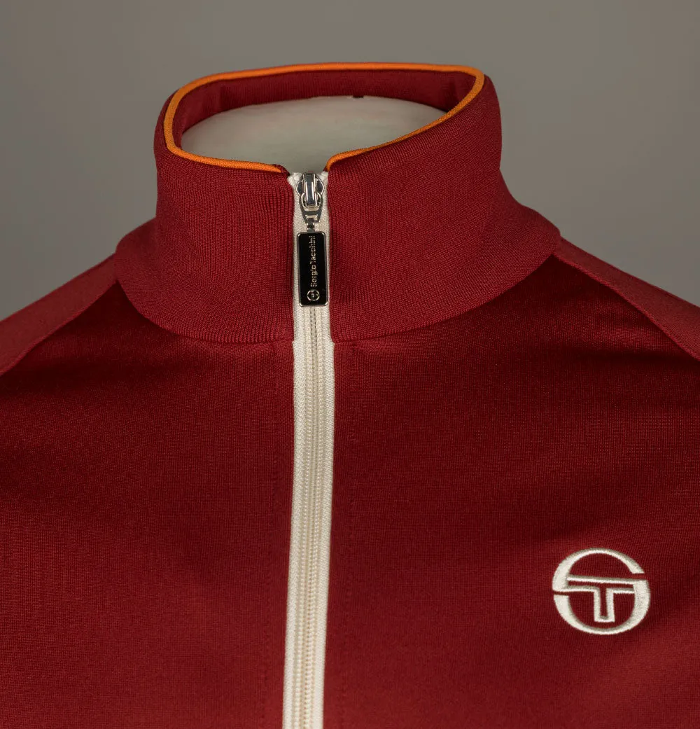 Sergio Tacchini Orion Tracksuit Top Buttercream/Merlot