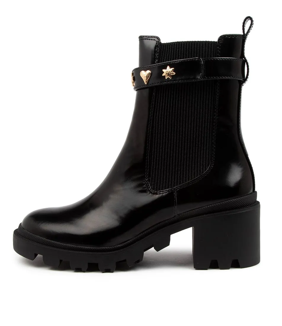 SOL SANA Oliver Boot Gloss Black