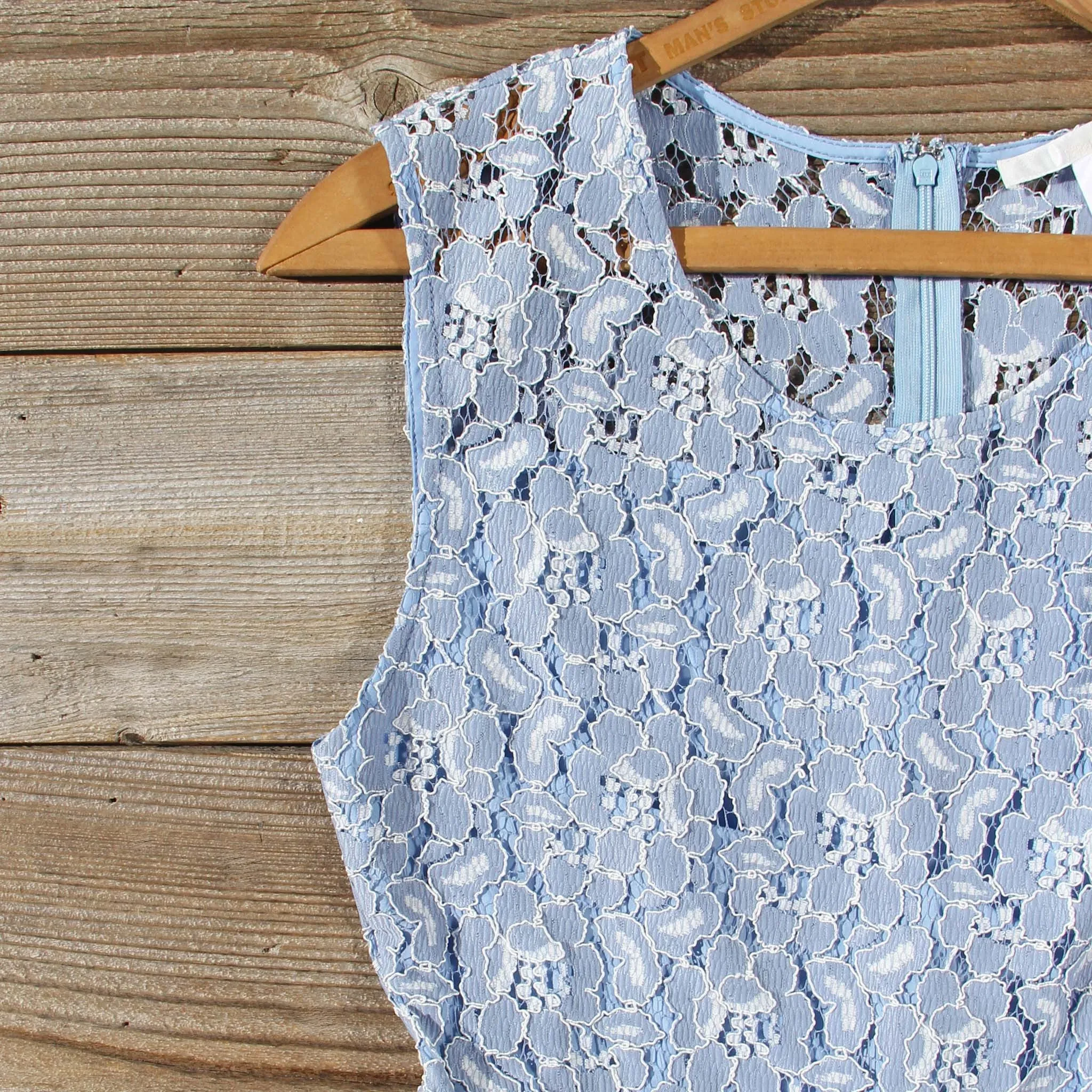 Something Blue Lace Romper