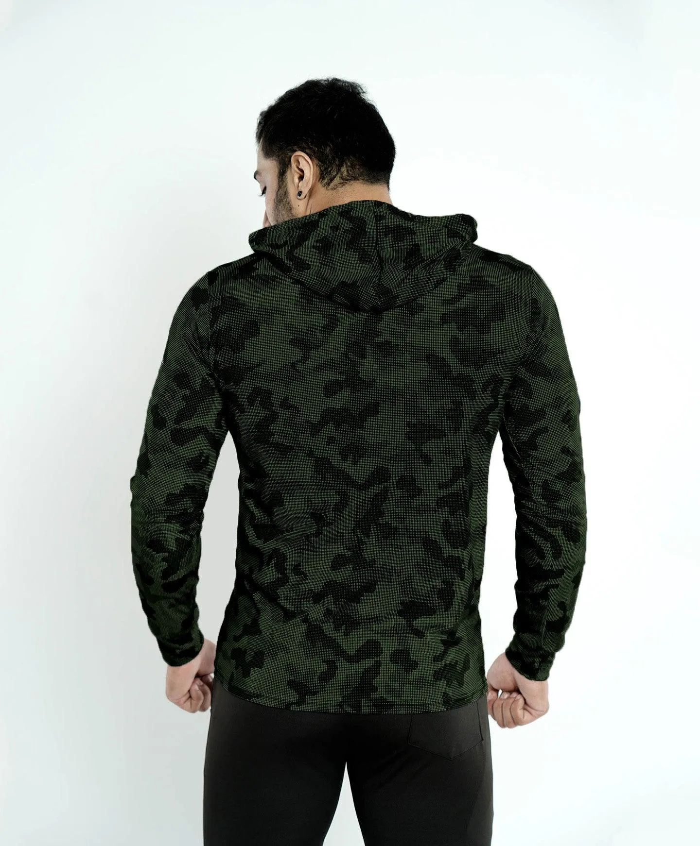 Stealth Green Camo Hoodie