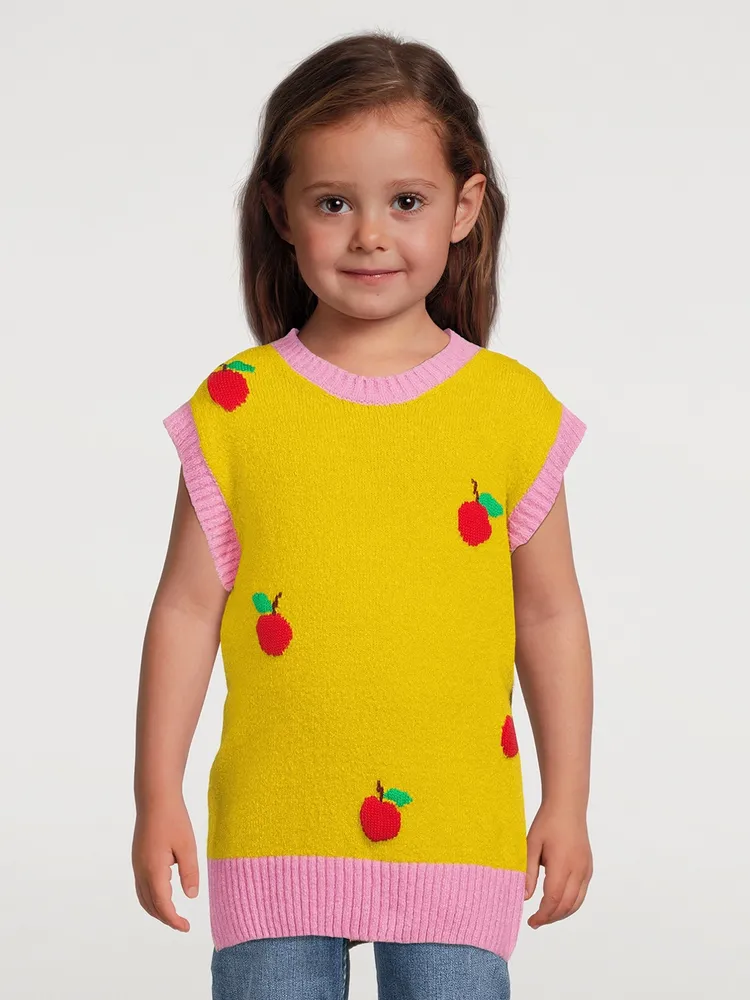 STELLA MCCARTNEY Apple Knit Intarsia Vest