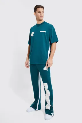 Tall Core Popper Gusset T-shirt Tracksuit