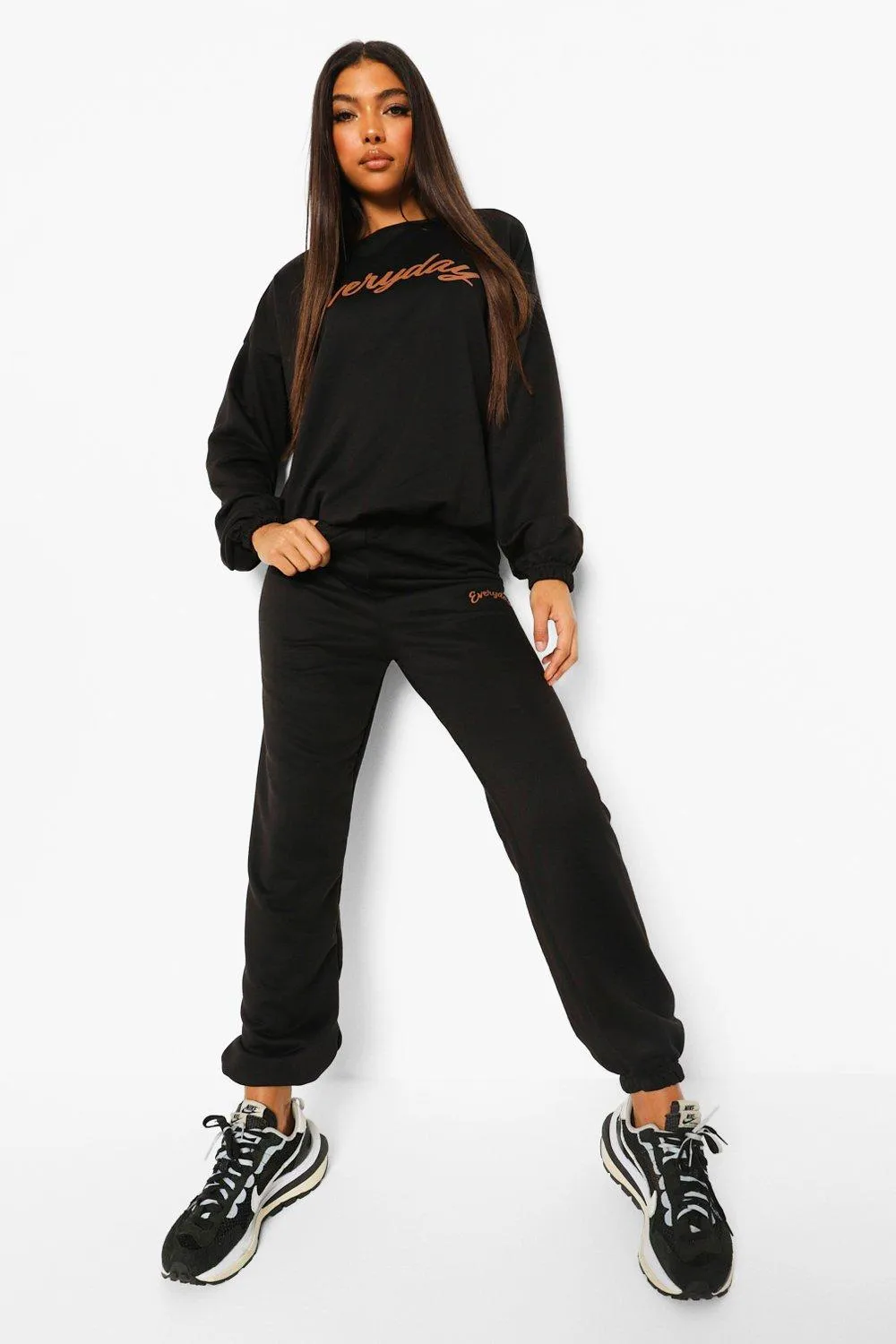 Tall Everyday Slogan Sweatshirt Tracksuit