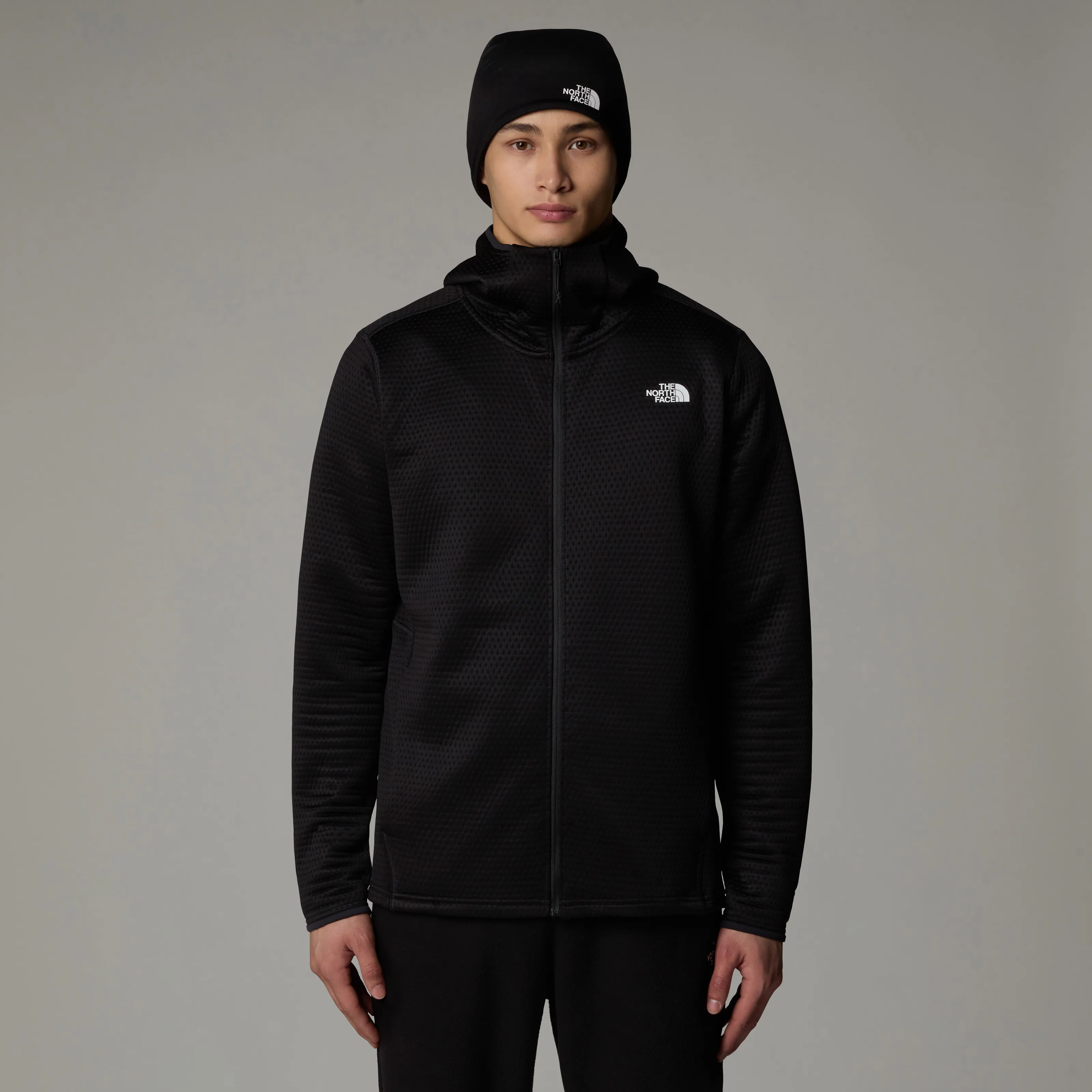 The North Face Men's Vertical Thermal Full-Zip Hoodie TNF Black | Buy The North Face Men's Vertical Thermal Full-Zip H