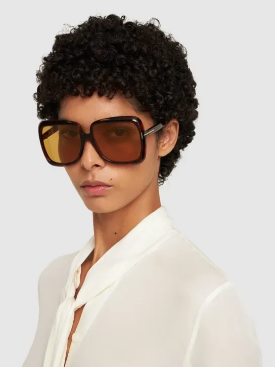 Tom Ford   Lorelai squared sunglasses 