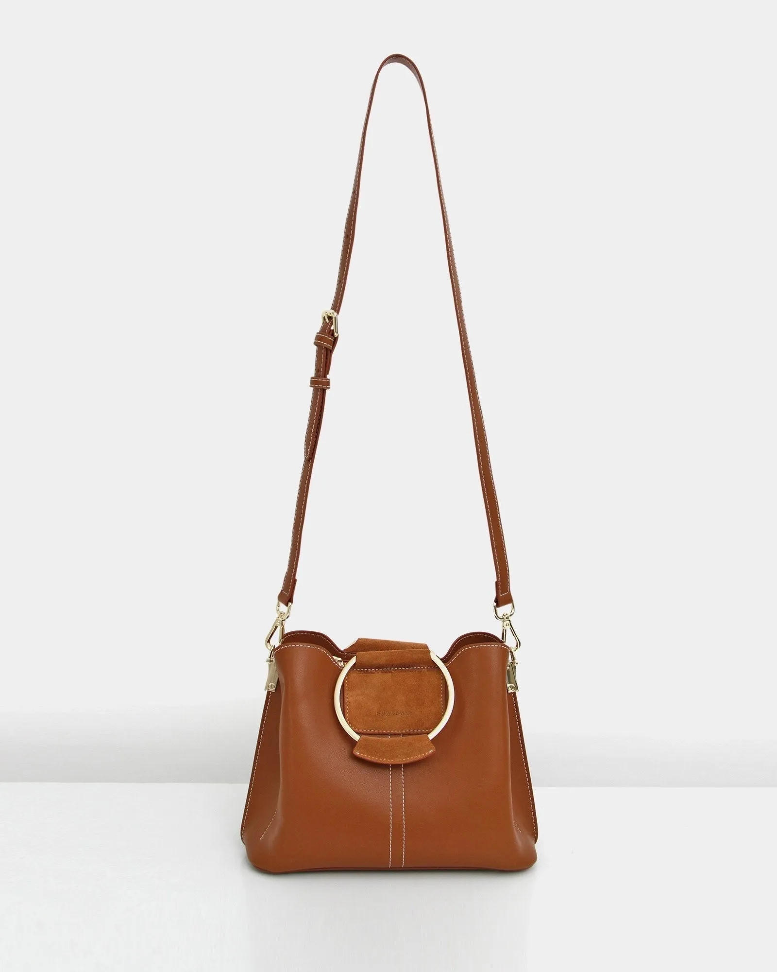 Twilight Leather Cross-Body Bag - Brown