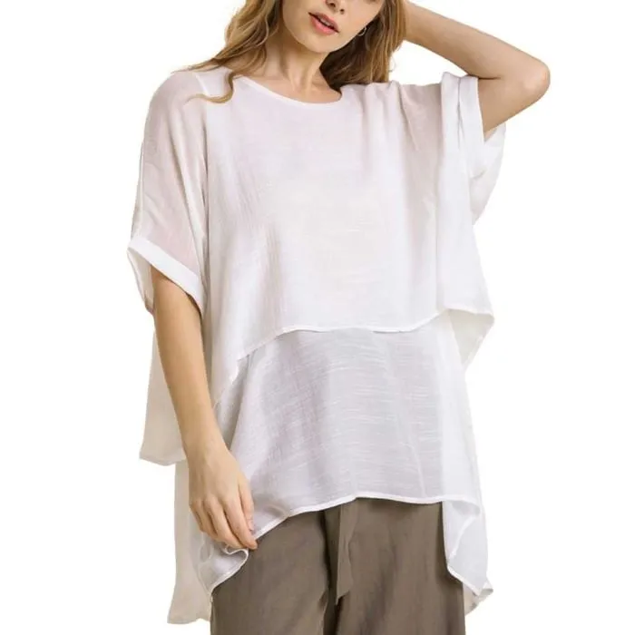 Umgee USA Cuffed Tunic