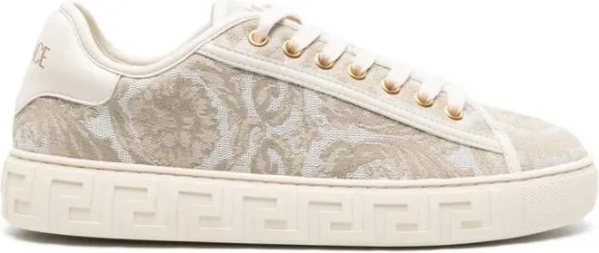 Versace Barocco Greca sneakers Neutrals