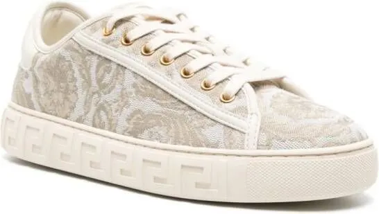 Versace Barocco Greca sneakers Neutrals