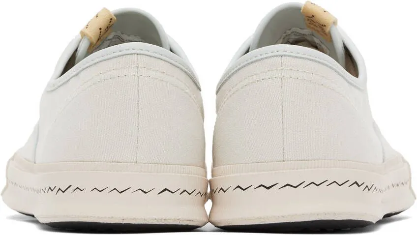 Visvim White Logan Deck Sneakers