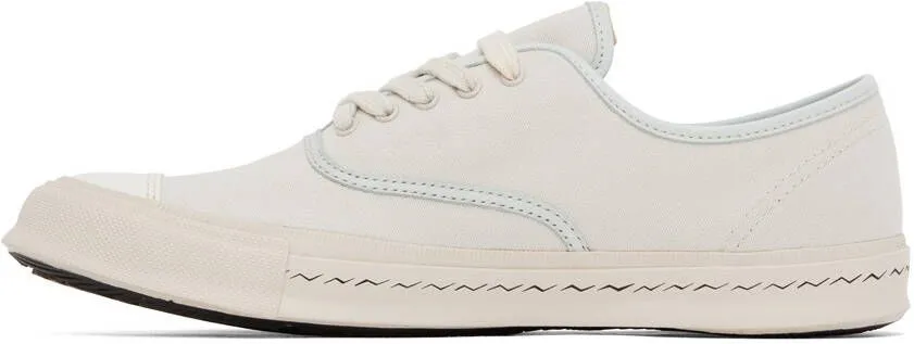 Visvim White Logan Deck Sneakers