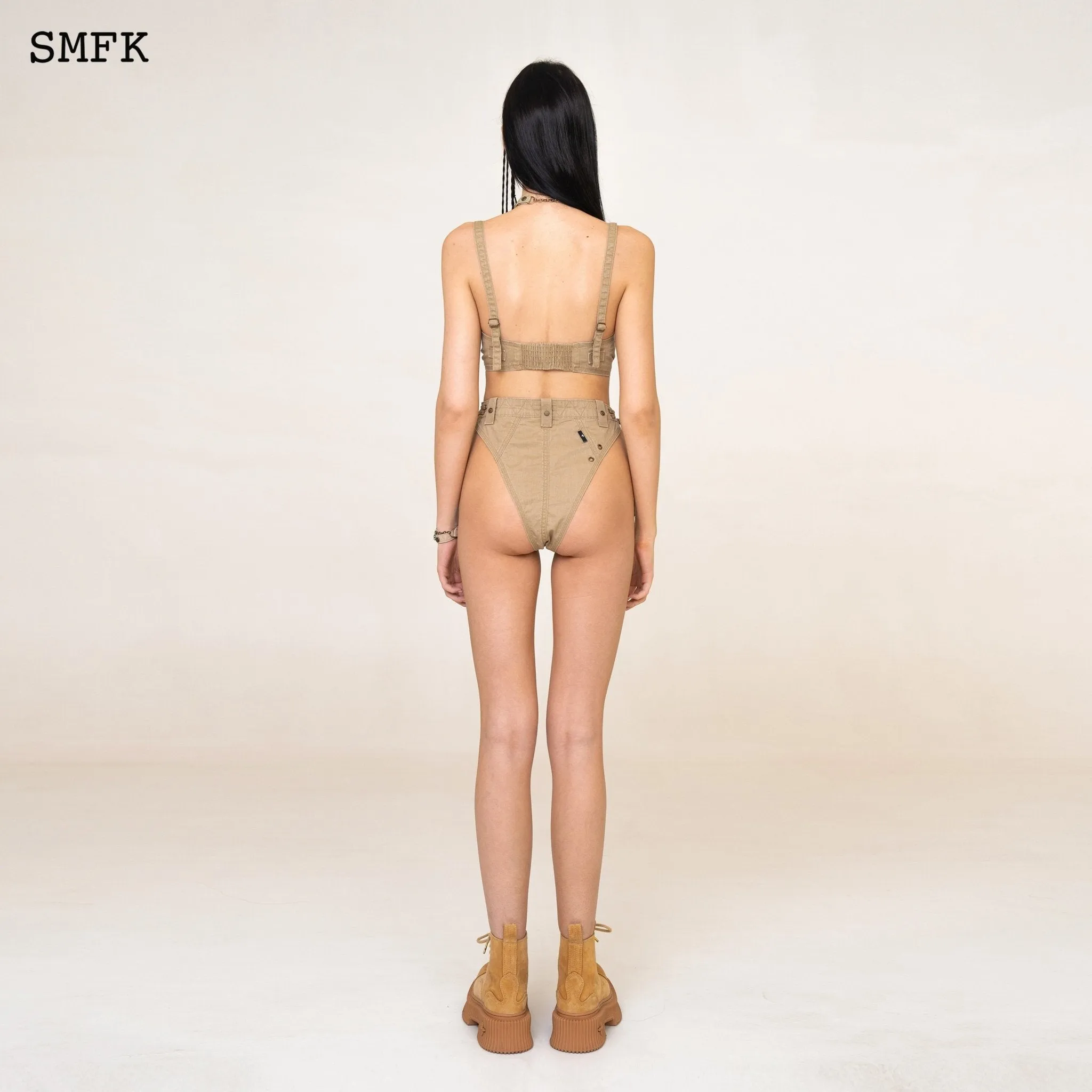 WildWorld Stray Workwear Style Bikini Wheat-