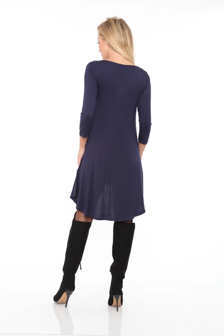 Women's Asymmetric Hemline Tunic Top