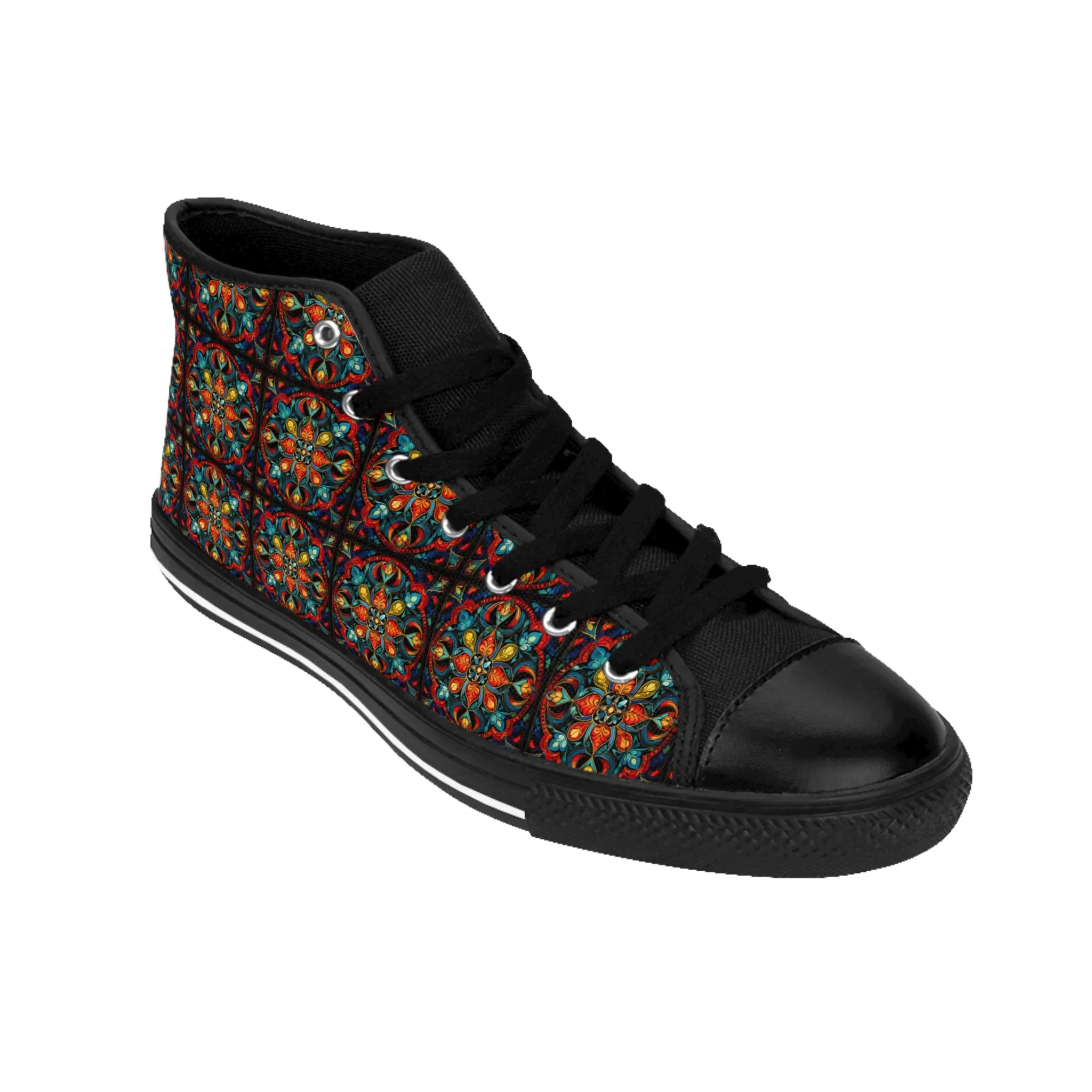 Women's Classic Contemporary High Sneakers. GB-000012Cff