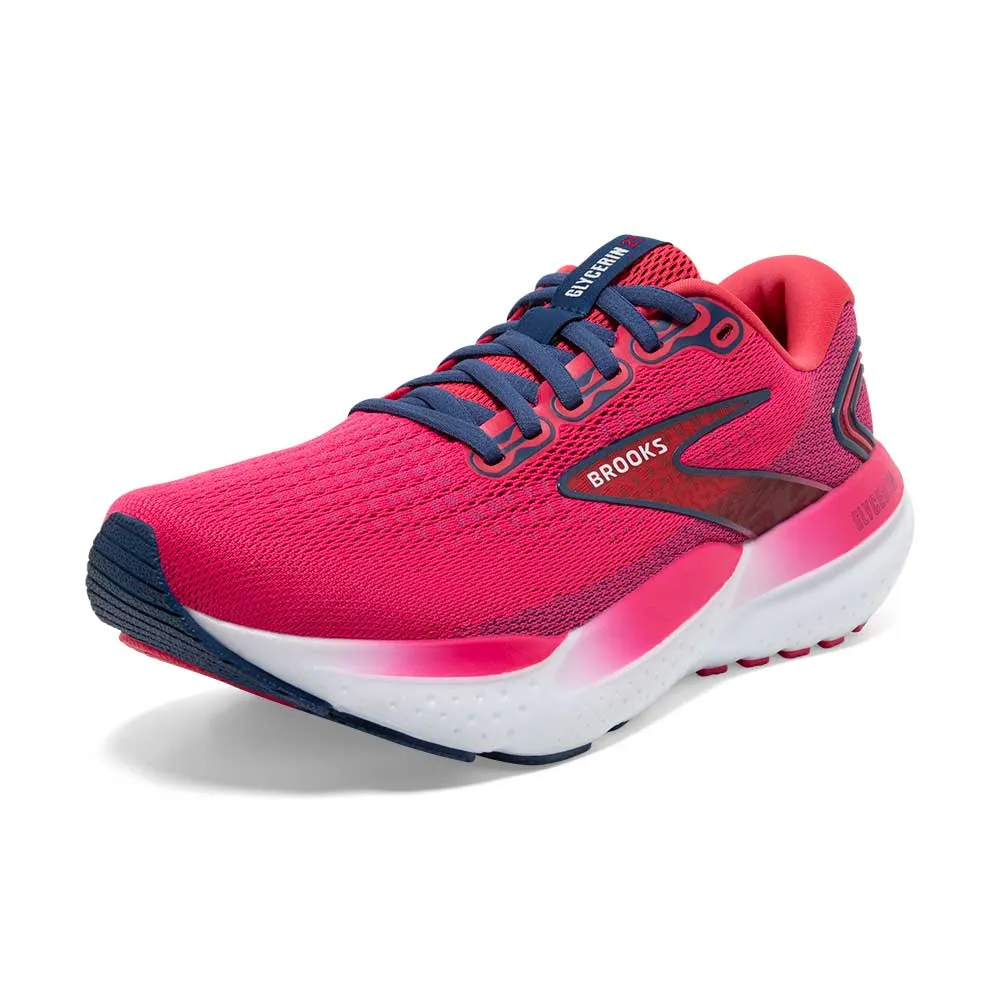 Women's Glycerin 21 Running Shoe - Raspberry/Estate Blue - Regular (B)