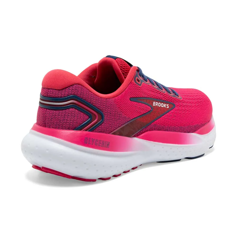 Women's Glycerin 21 Running Shoe - Raspberry/Estate Blue - Regular (B)