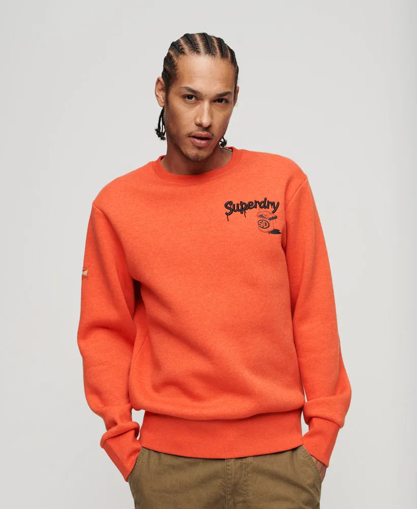 Workwear Trade Sweatshirt | Bright Orange Marle