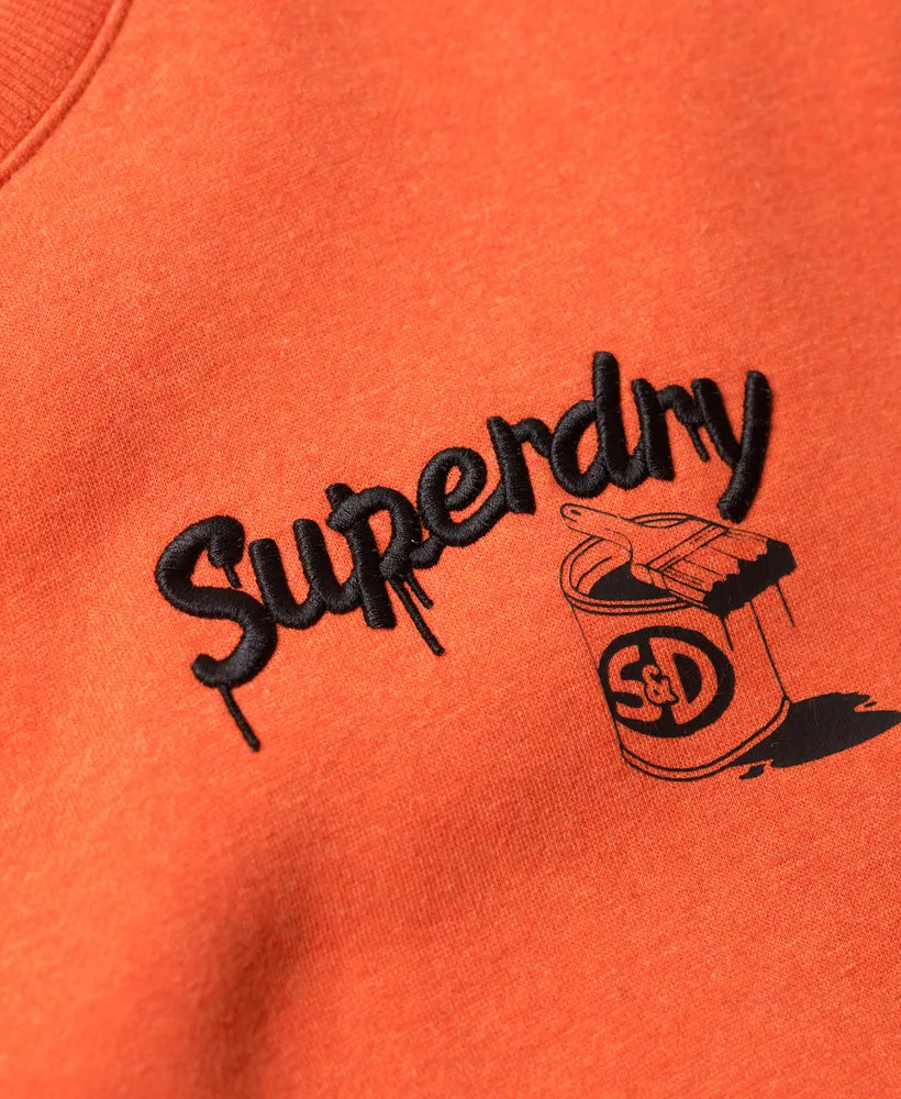 Workwear Trade Sweatshirt | Bright Orange Marle